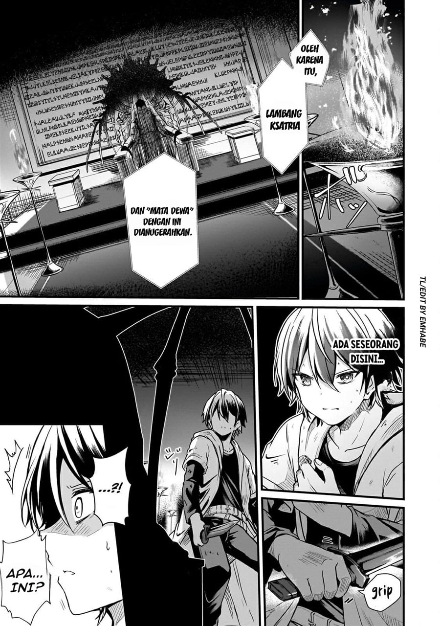 Hai no Sekai wa Kami no Me de Irozuku: Ore dake Mieru Status de, Saijaku kara Saikyou e Kakeagaru chapter 8 halaman 7