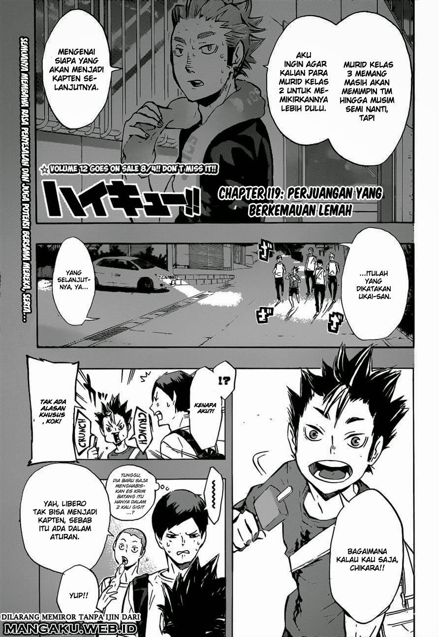 Baca Haikyuu!! - Chapter 119 halaman 2