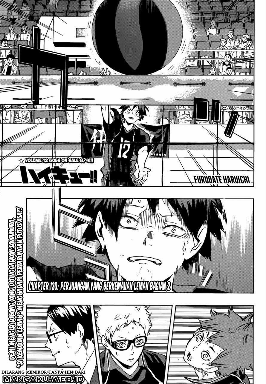 Baca Haikyuu!! - Chapter 120 halaman 2