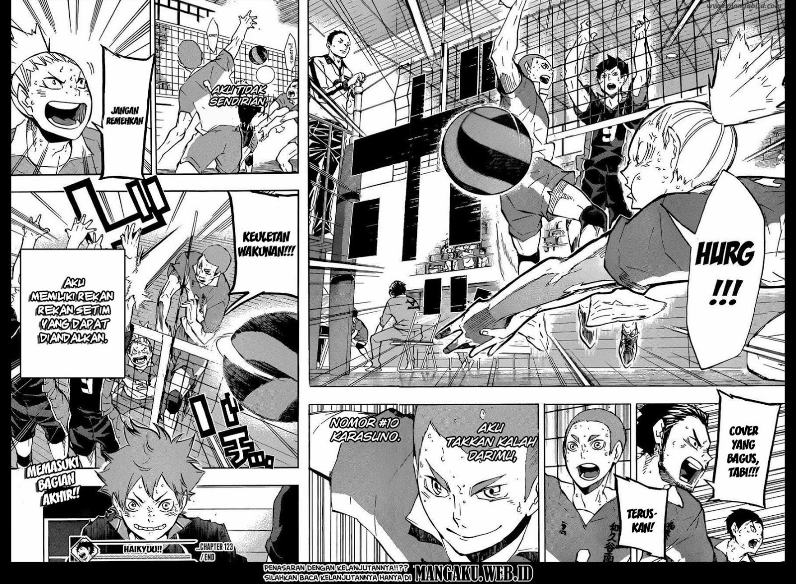 Baca Haikyuu!! - Chapter 123 halaman 19