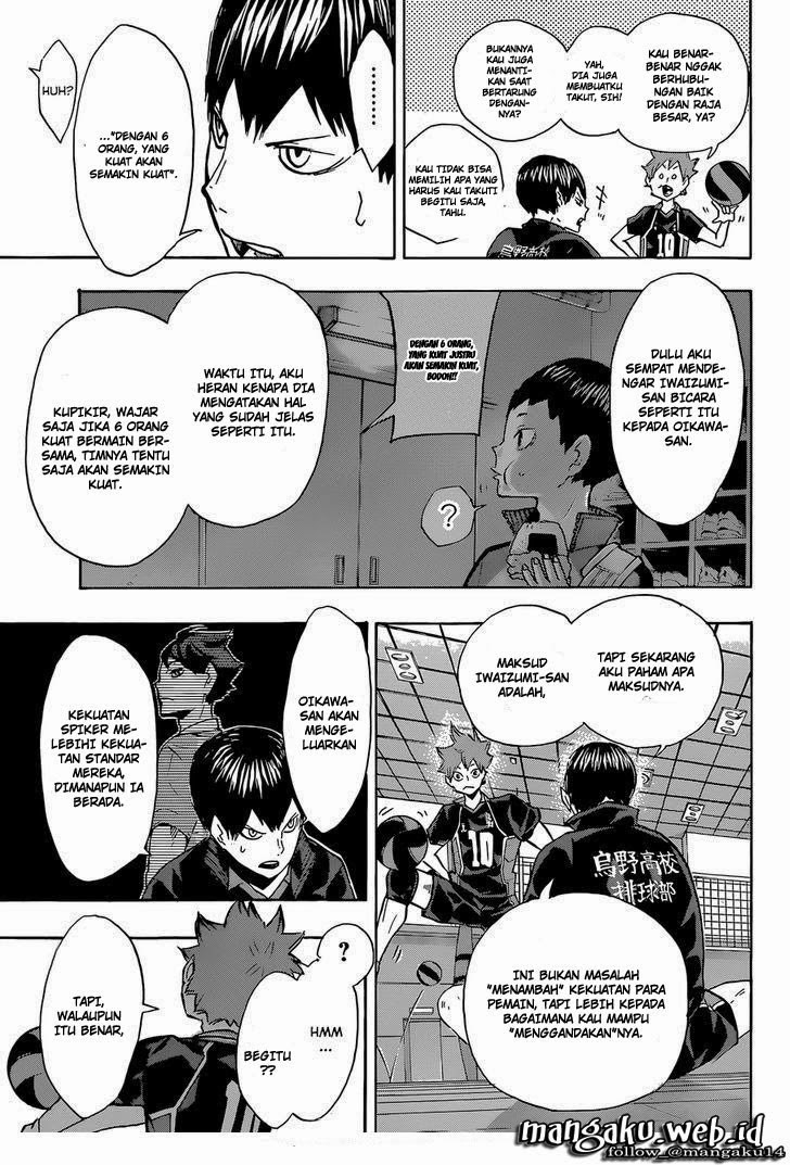 Baca Haikyuu!! - Chapter 128 halaman 17