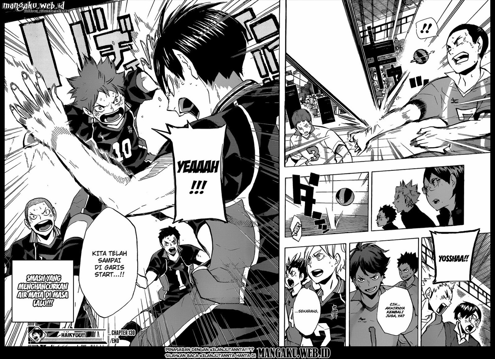 Baca Haikyuu!! - Chapter 130 halaman 17