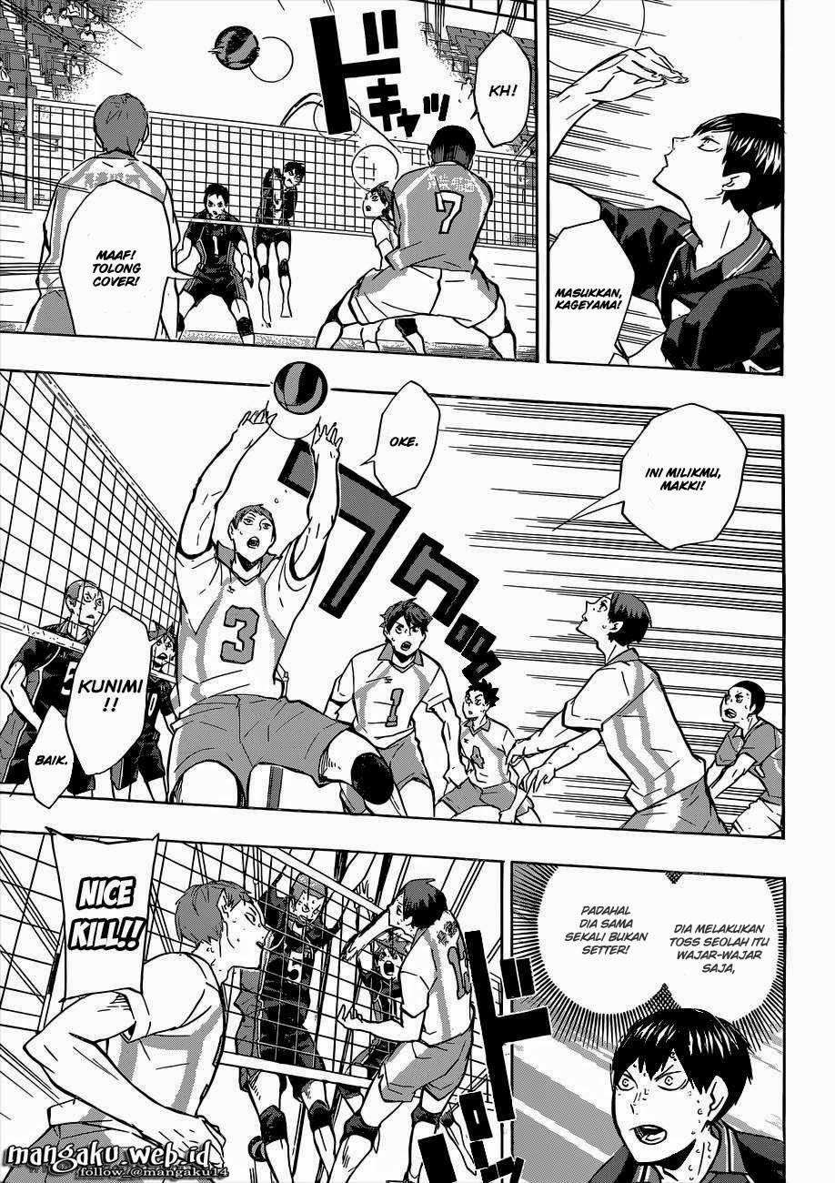 Baca Haikyuu!! - Chapter 131 halaman 6