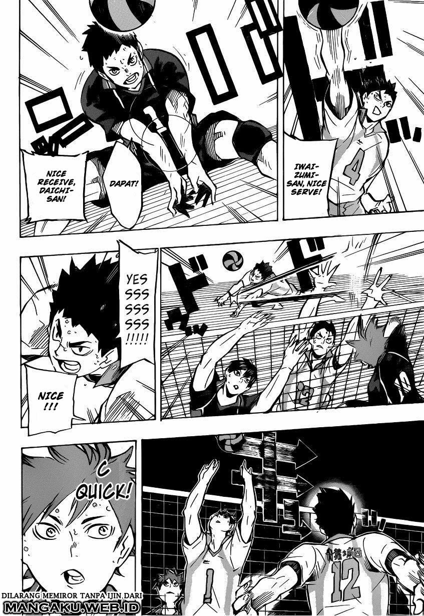 Baca Haikyuu!! - Chapter 132 halaman 15