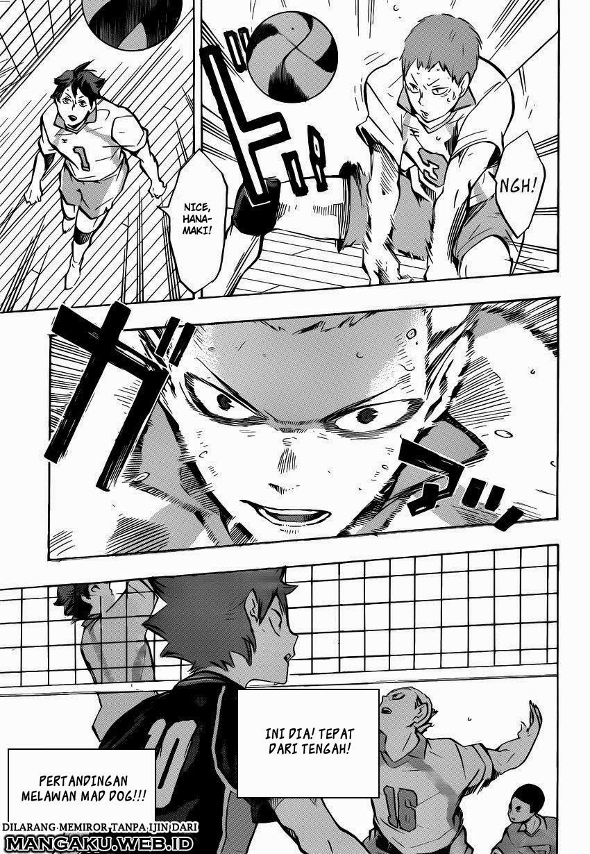 Baca Haikyuu!! - Chapter 132 halaman 18