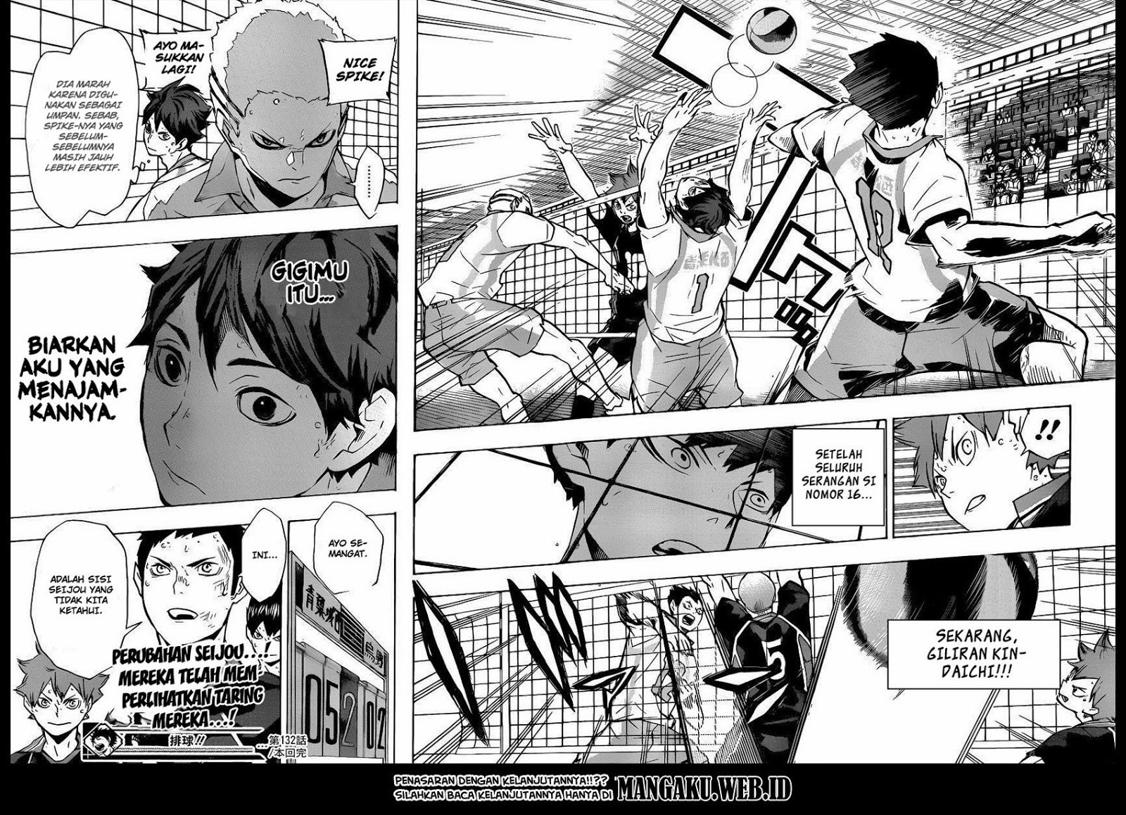 Baca Haikyuu!! - Chapter 132 halaman 19