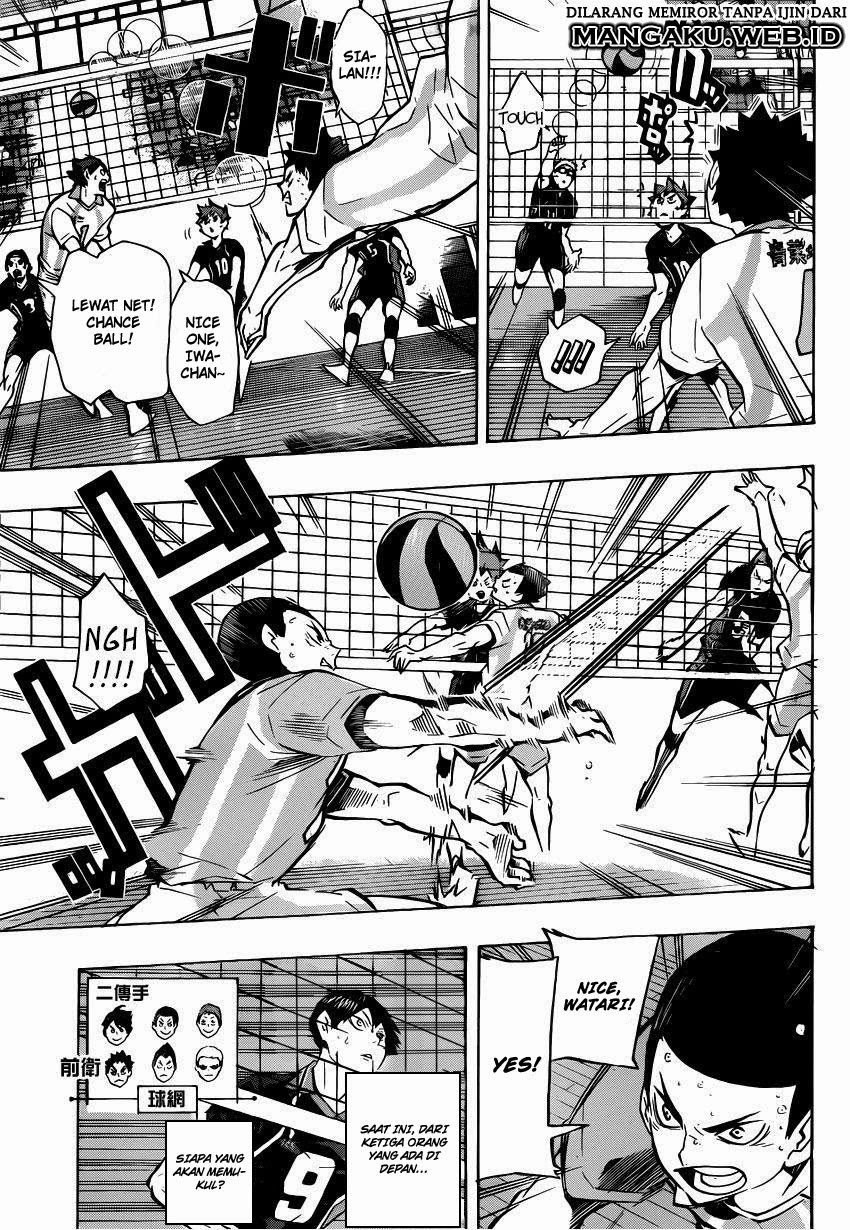 Baca Haikyuu!! - Chapter 132 halaman 9