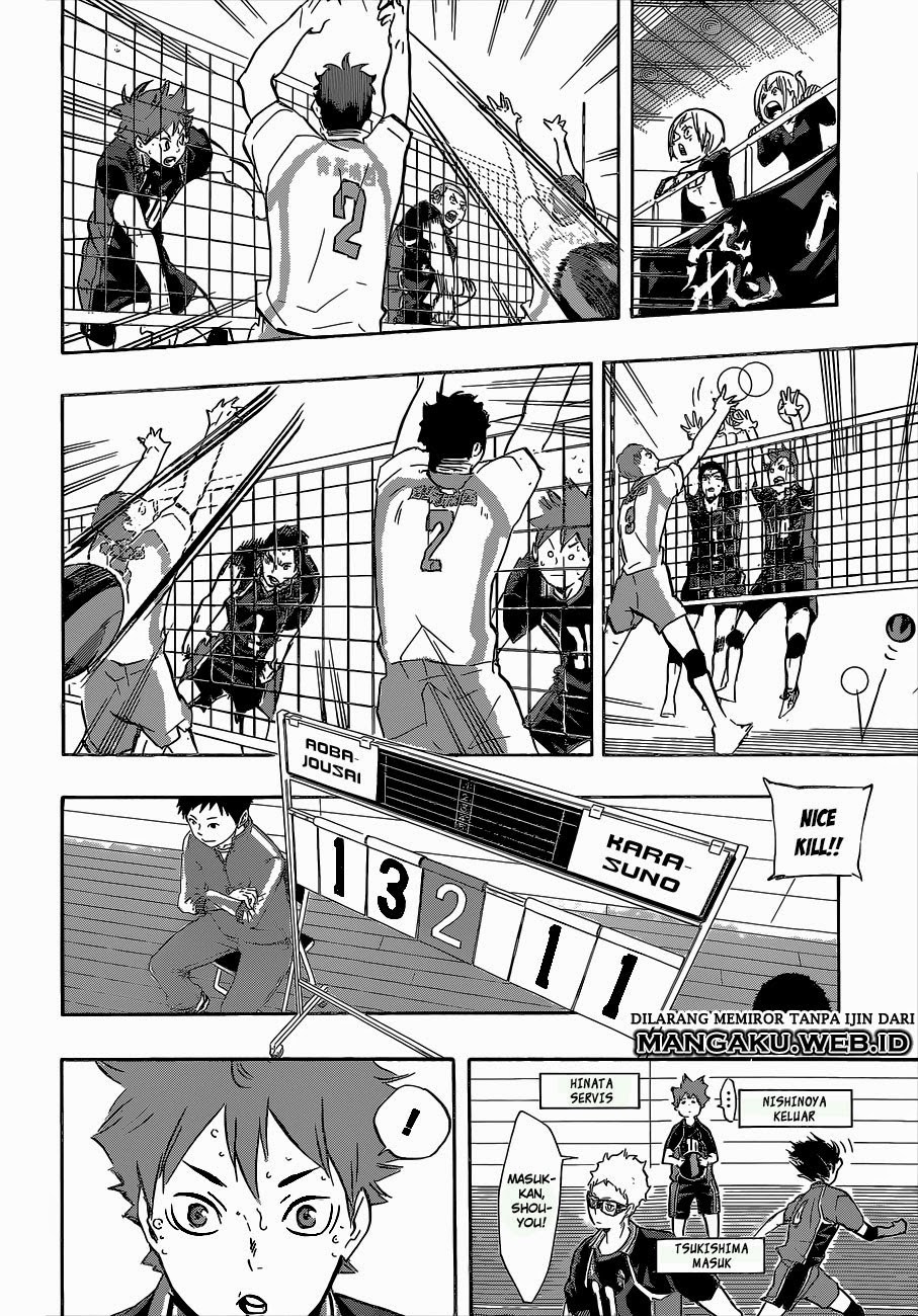 Baca Haikyuu!! - Chapter 133 halaman 14