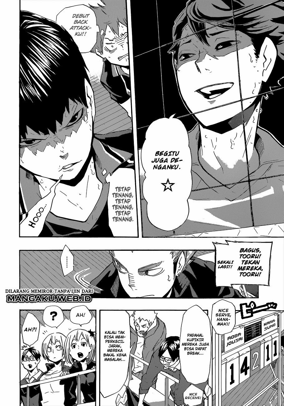 Baca Haikyuu!! - Chapter 133 halaman 18