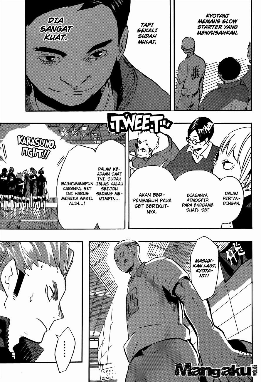 Baca Haikyuu!! - Chapter 135 halaman 17