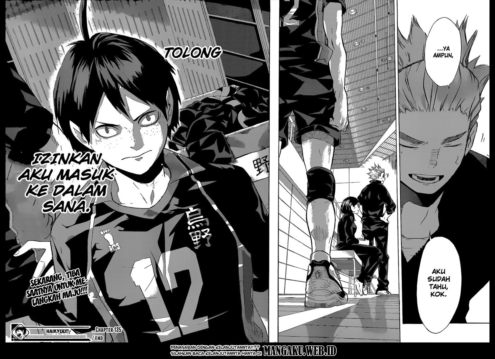 Baca Haikyuu!! - Chapter 135 halaman 18