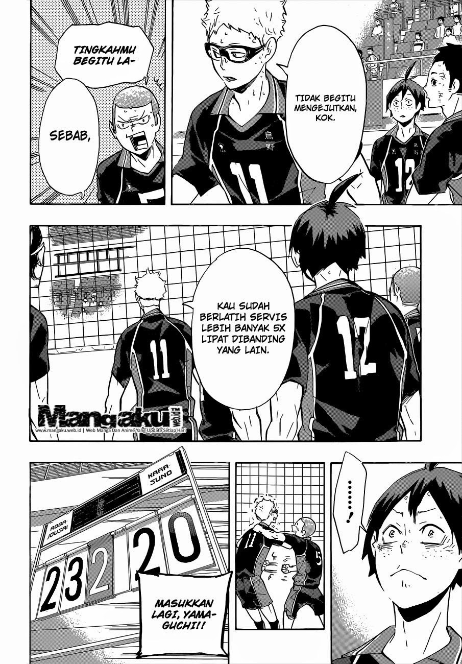 Baca Haikyuu!! - Chapter 136 halaman 17