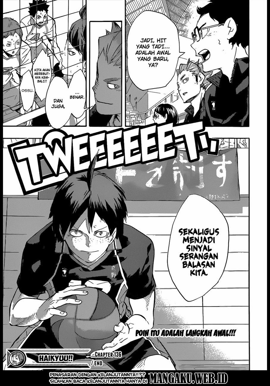 Baca Haikyuu!! - Chapter 136 halaman 18