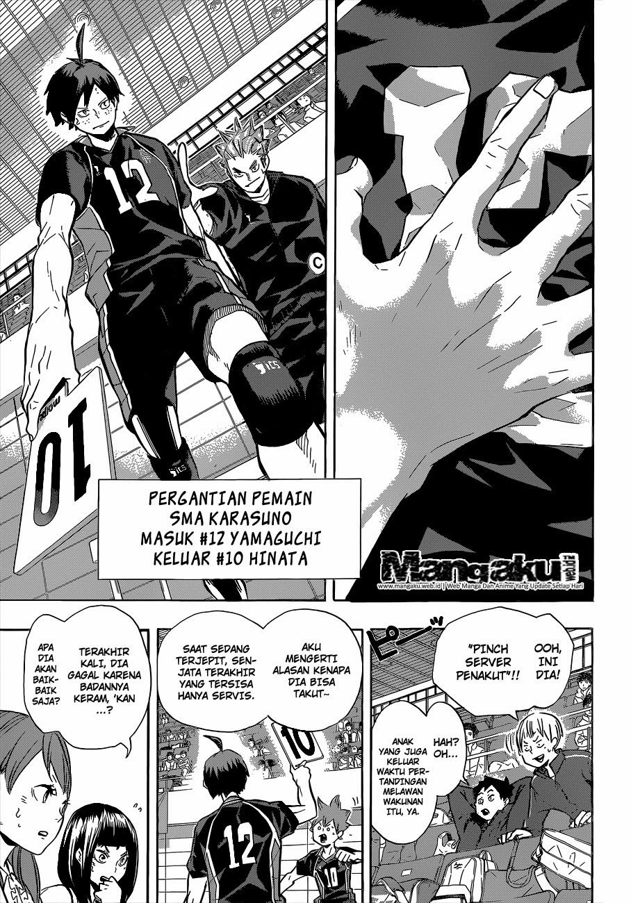 Baca Haikyuu!! - Chapter 136 halaman 8