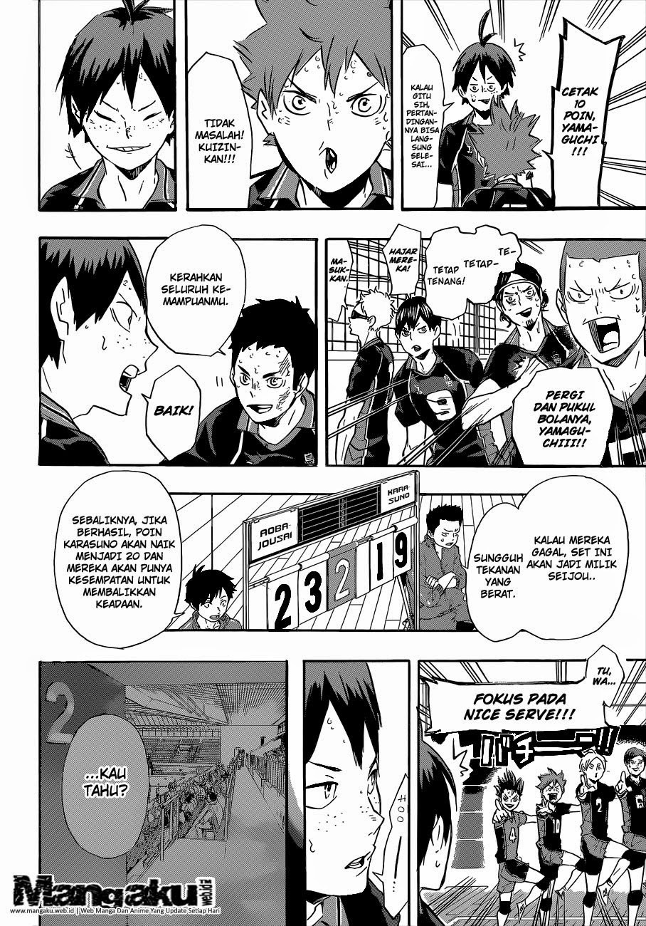 Baca Haikyuu!! - Chapter 136 halaman 9