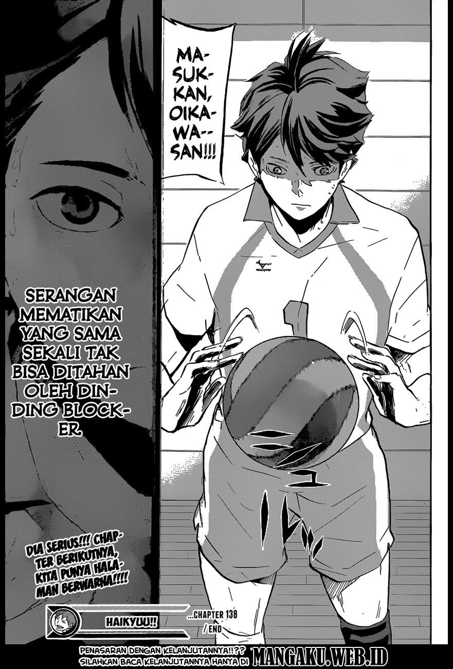 Baca Haikyuu!! - Chapter 138 halaman 19
