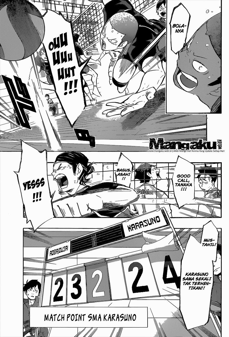 Baca Haikyuu!! - Chapter 138 halaman 8