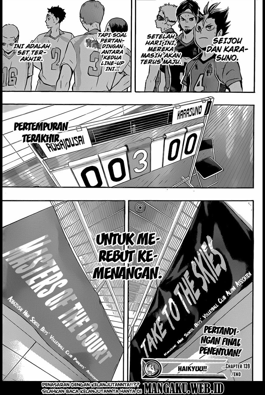 Baca Haikyuu!! - Chapter 139 halaman 17