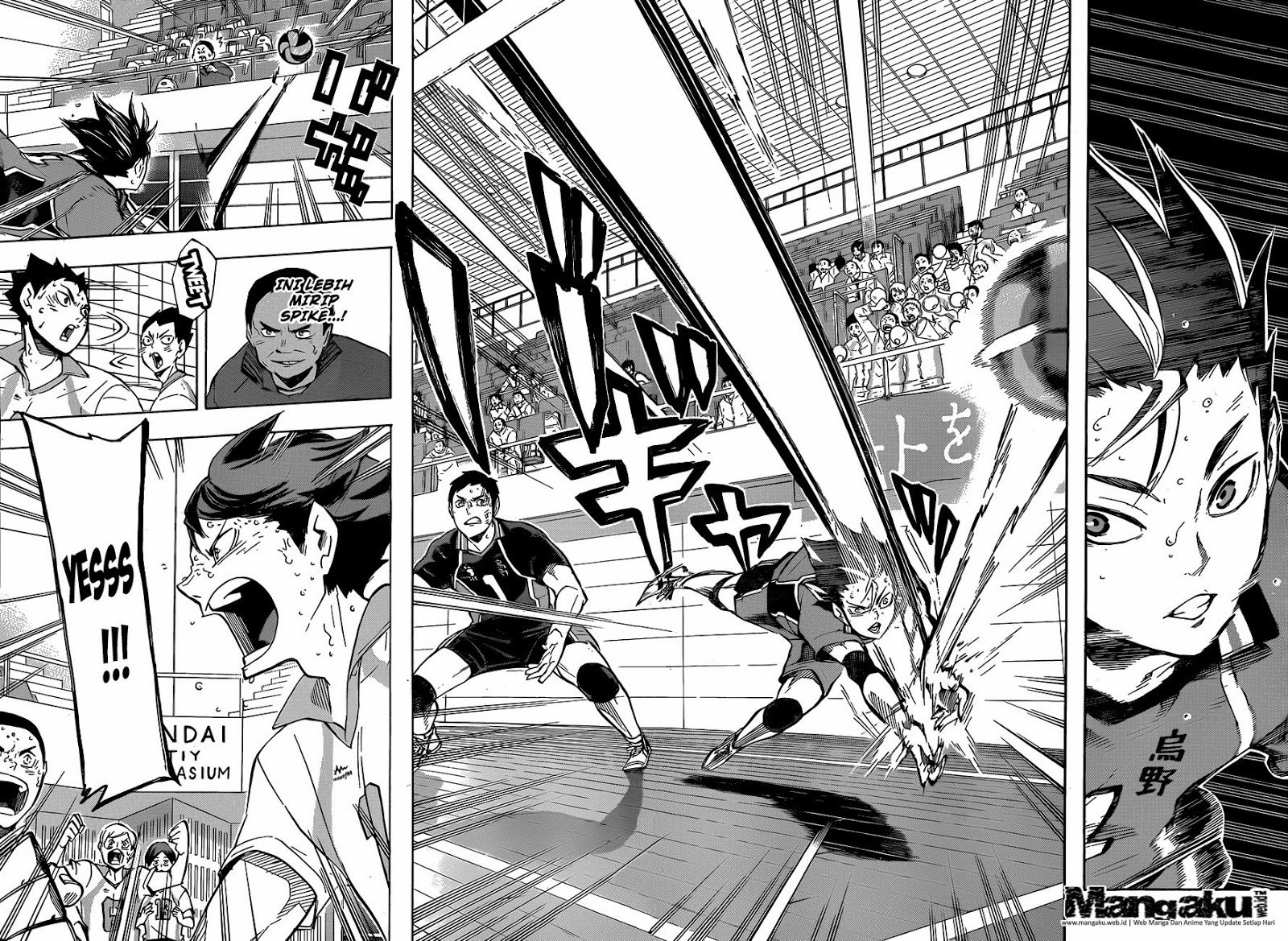 Baca Haikyuu!! - Chapter 139 halaman 4