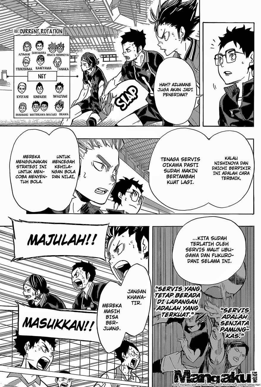 Baca Haikyuu!! - Chapter 139 halaman 6