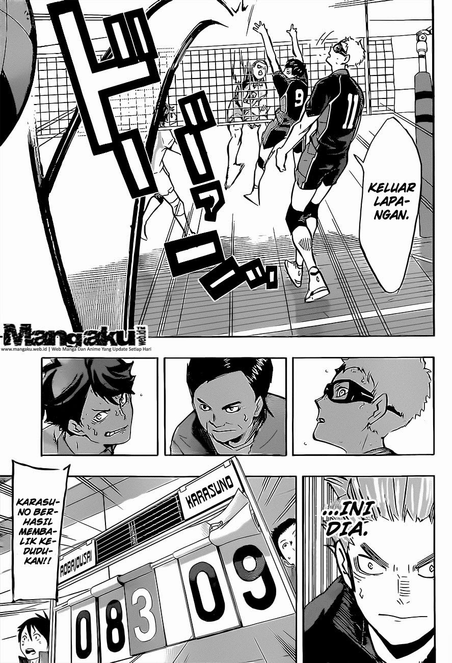 Baca Haikyuu!! - Chapter 140 halaman 17