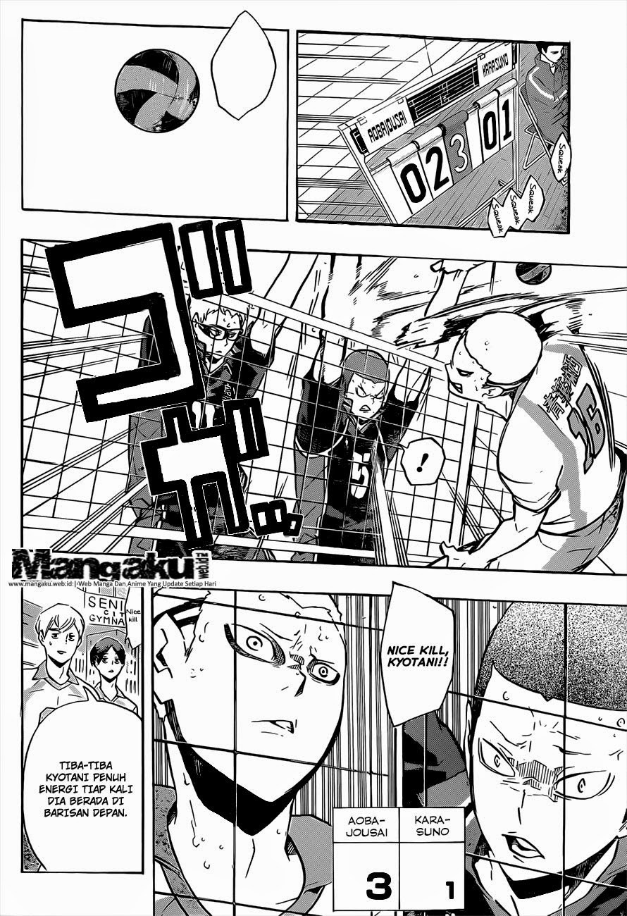 Baca Haikyuu!! - Chapter 140 halaman 8
