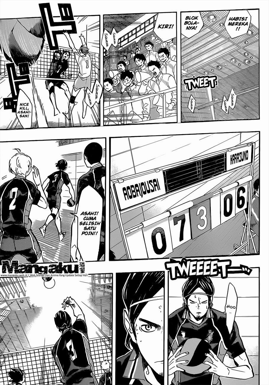 Baca Haikyuu!! - Chapter 140 halaman 9