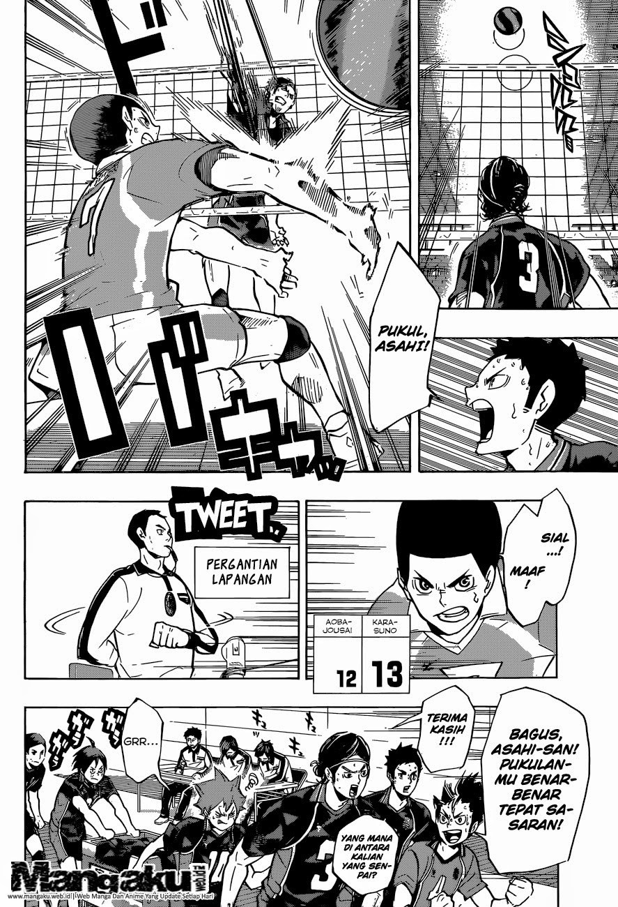 Baca Haikyuu!! - Chapter 142 halaman 8