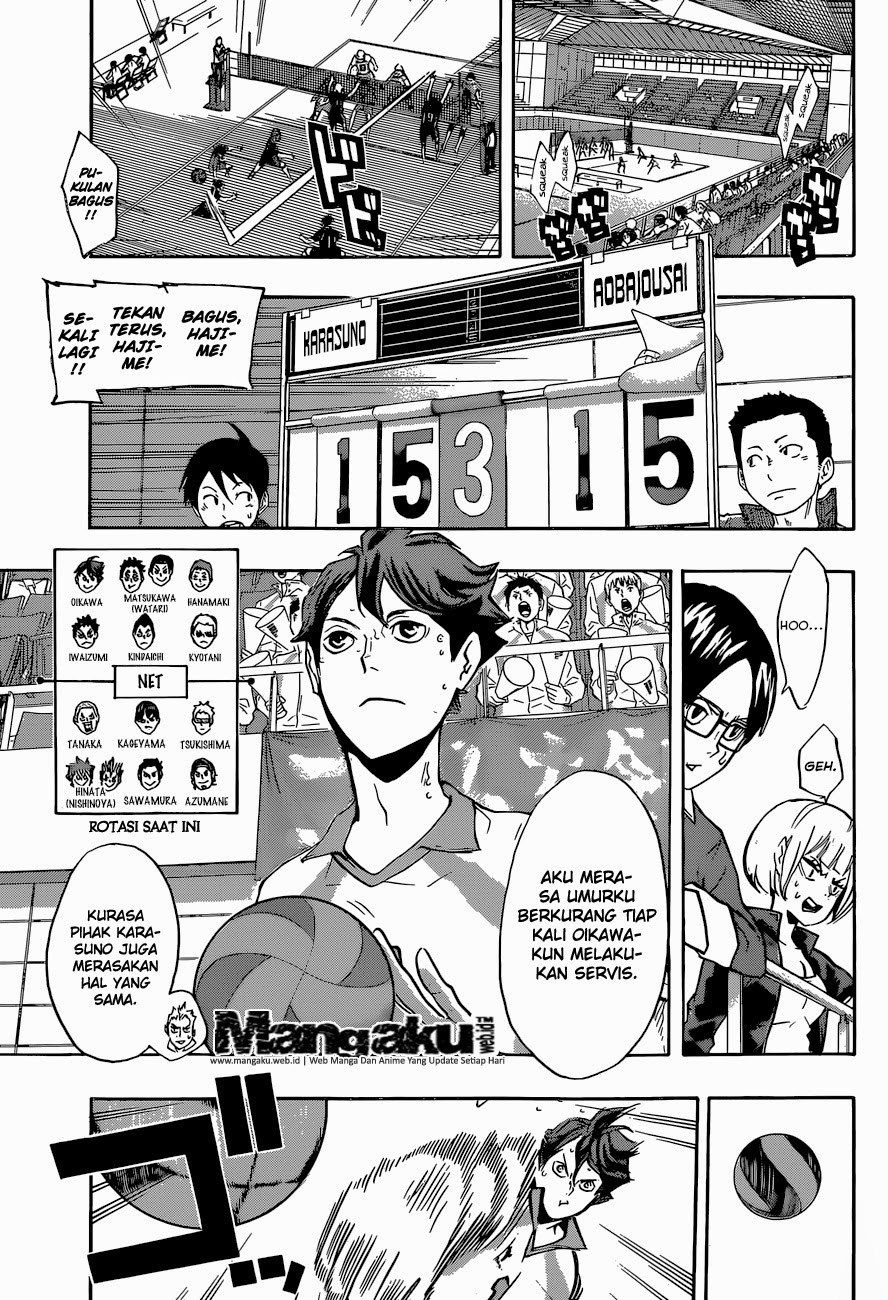 Baca Haikyuu!! - Chapter 142 halaman 9