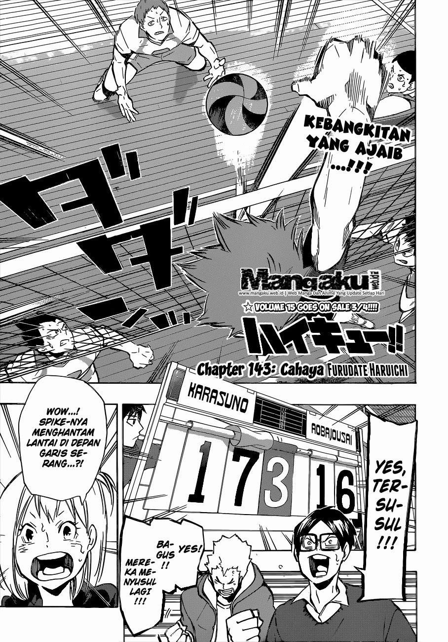 Baca Haikyuu!! - Chapter 143 halaman 2