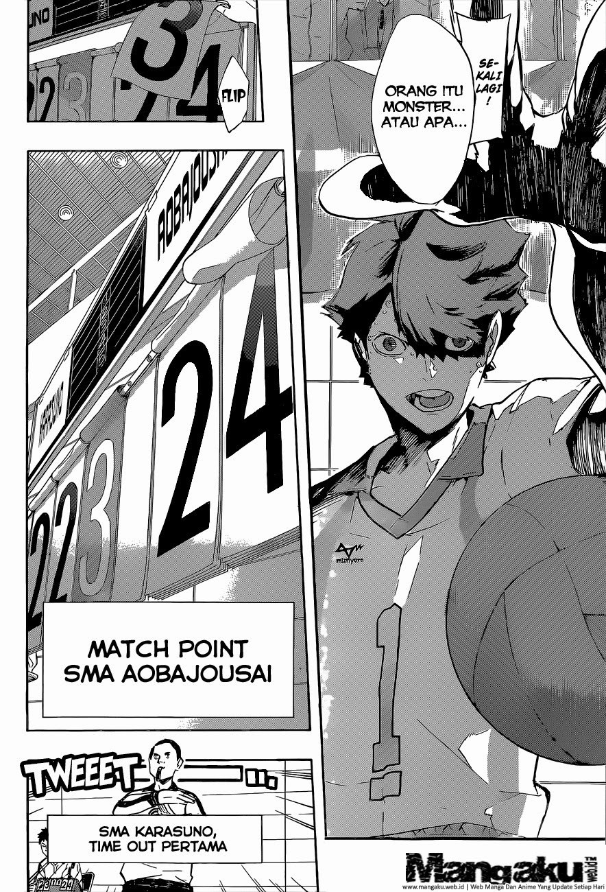 Baca Haikyuu!! - Chapter 144 halaman 10
