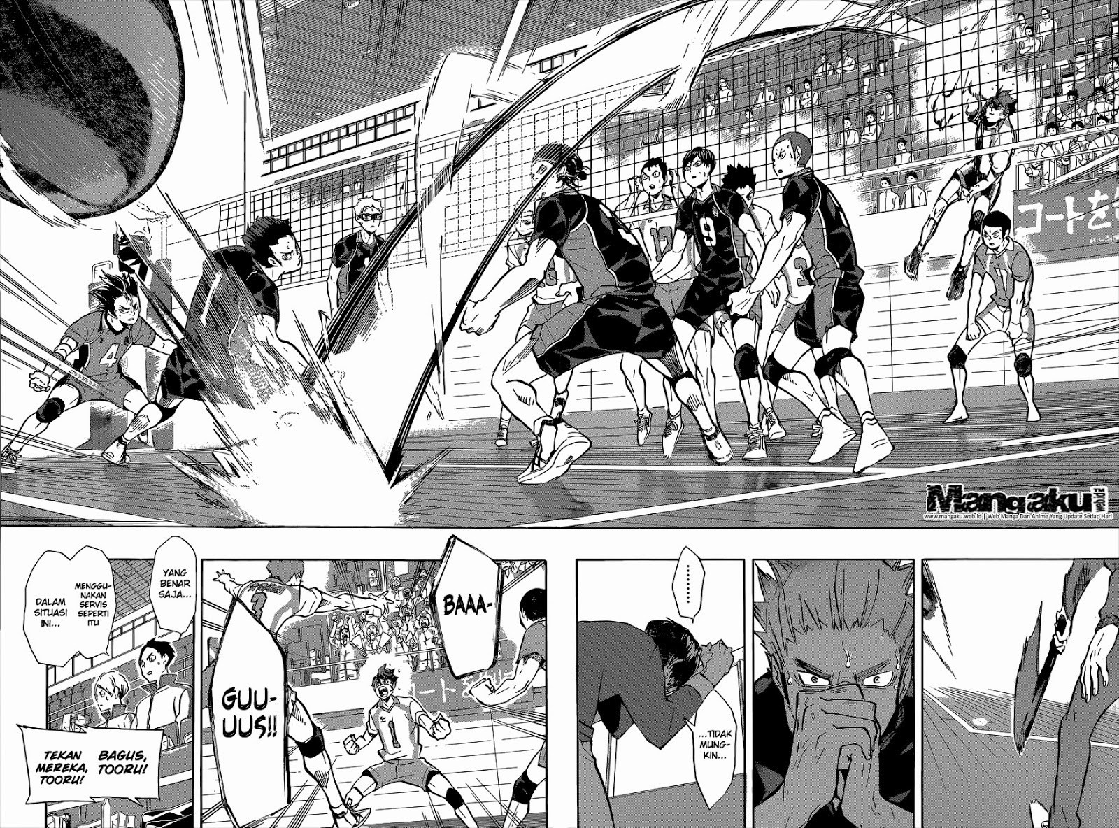 Baca Haikyuu!! - Chapter 144 halaman 9
