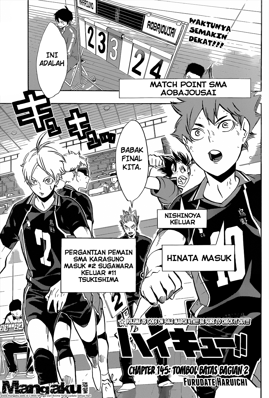 Baca Haikyuu!! - Chapter 145 halaman 2
