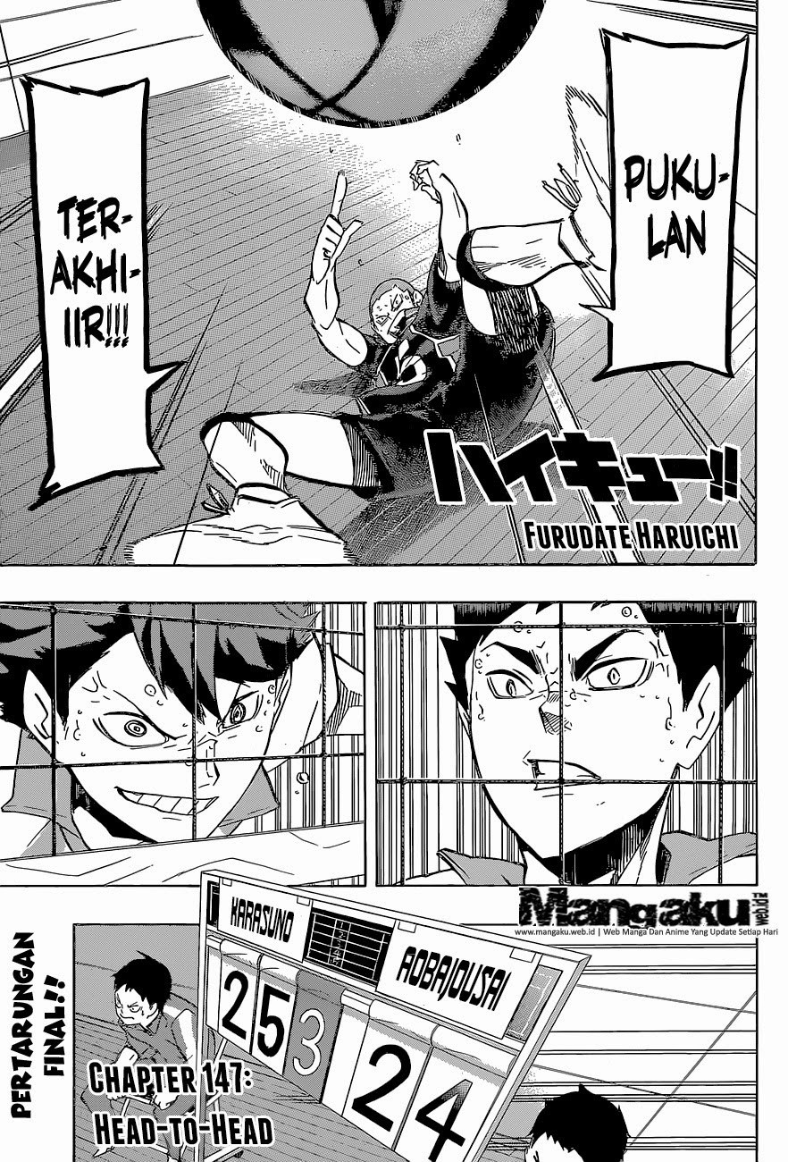 Baca Haikyuu!! - Chapter 147 halaman 2