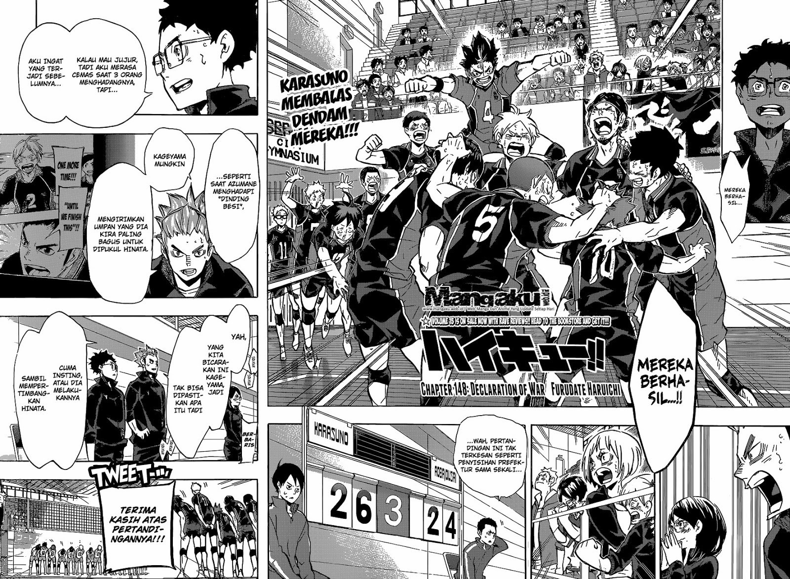 Baca Haikyuu!! - Chapter 148 halaman 3