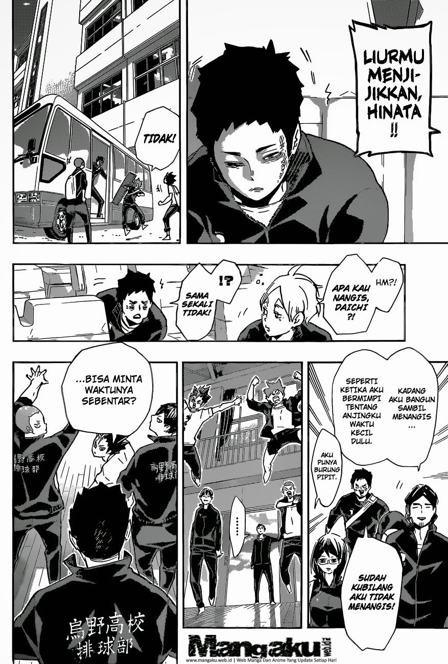 Baca Haikyuu!! - Chapter 149 halaman 17