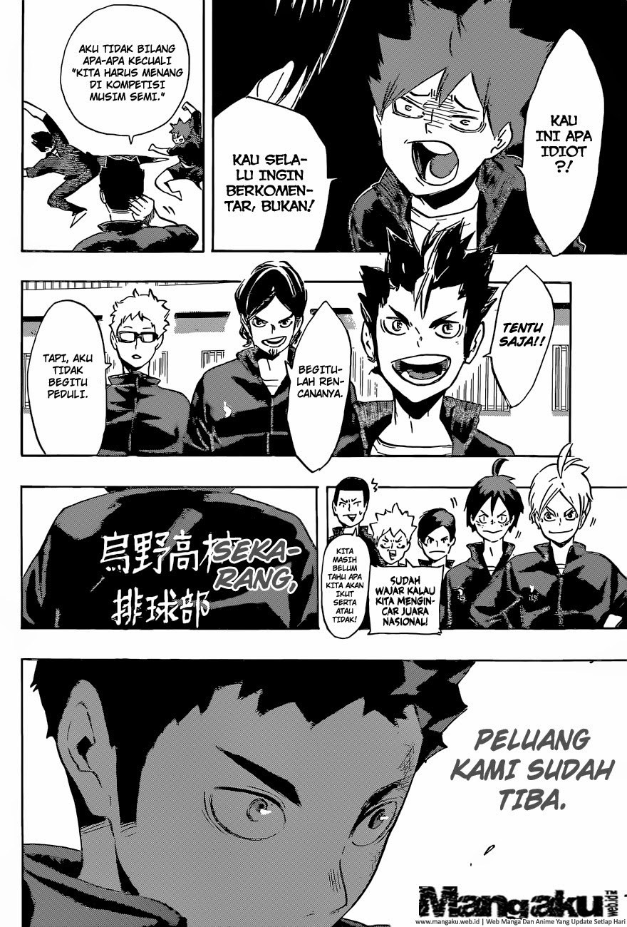 Baca Haikyuu!! - Chapter 149 halaman 19