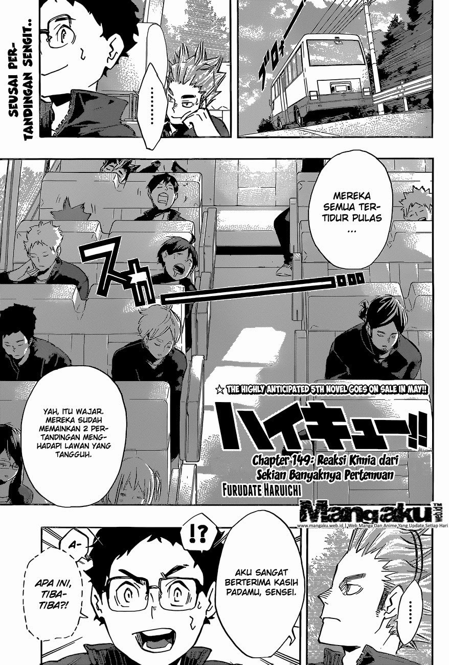 Baca Haikyuu!! - Chapter 149 halaman 2