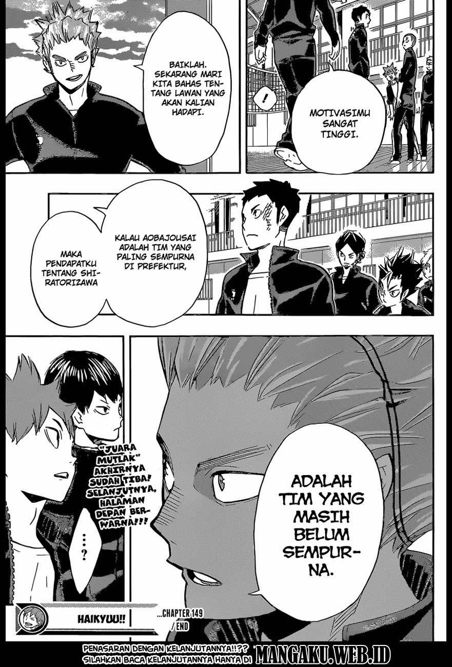Baca Haikyuu!! - Chapter 149 halaman 20