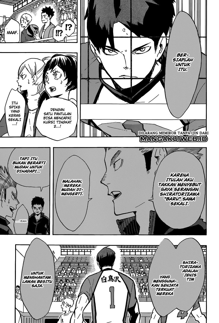 Baca Haikyuu!! - Chapter 150 halaman 16