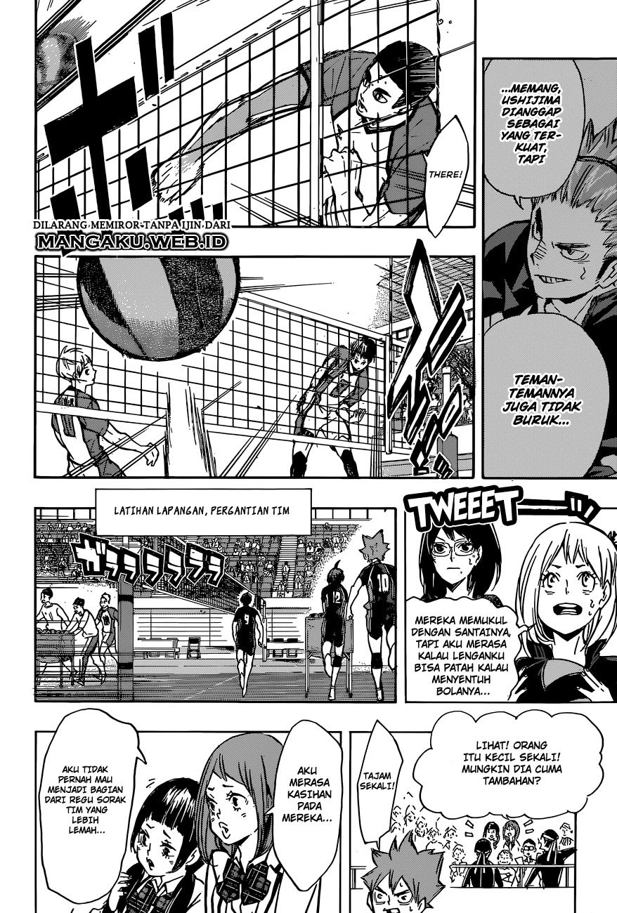 Baca Haikyuu!! - Chapter 150 halaman 17
