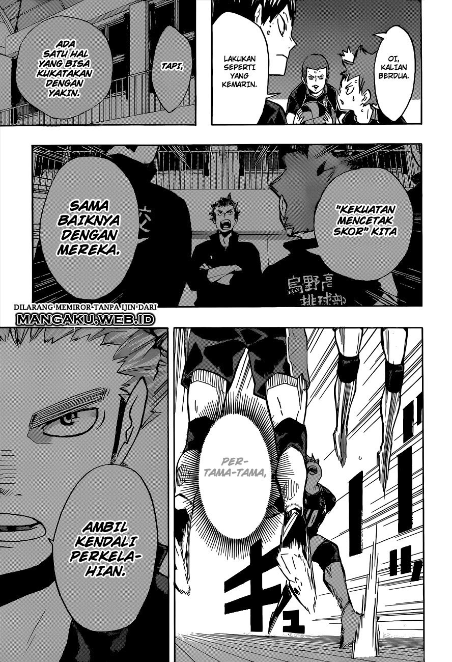 Baca Haikyuu!! - Chapter 150 halaman 18