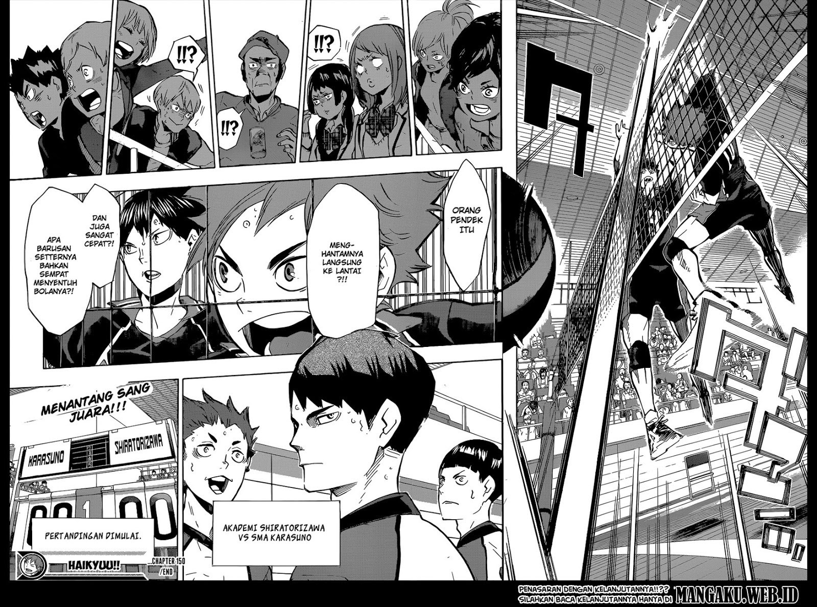 Baca Haikyuu!! - Chapter 150 halaman 19
