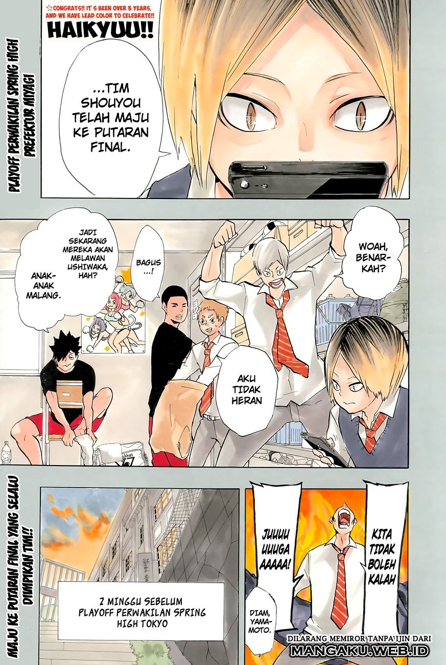 Baca Haikyuu!! - Chapter 150 halaman 3