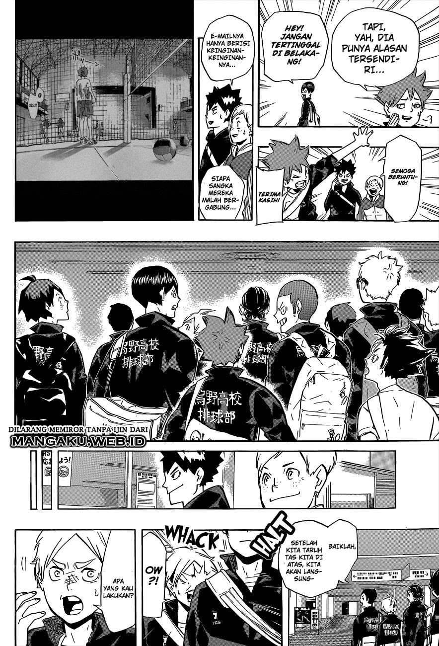 Baca Haikyuu!! - Chapter 150 halaman 8