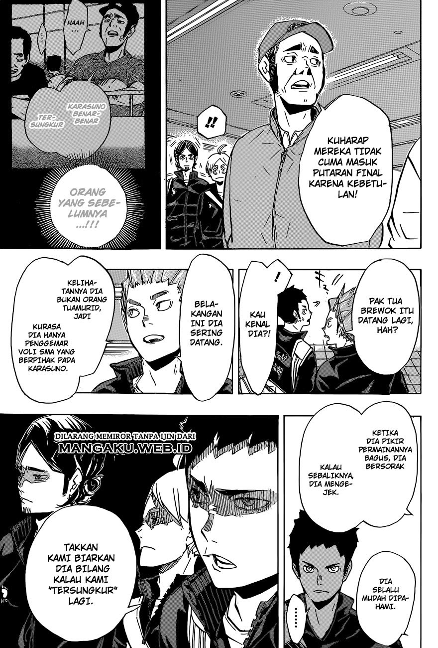 Baca Haikyuu!! - Chapter 150 halaman 9