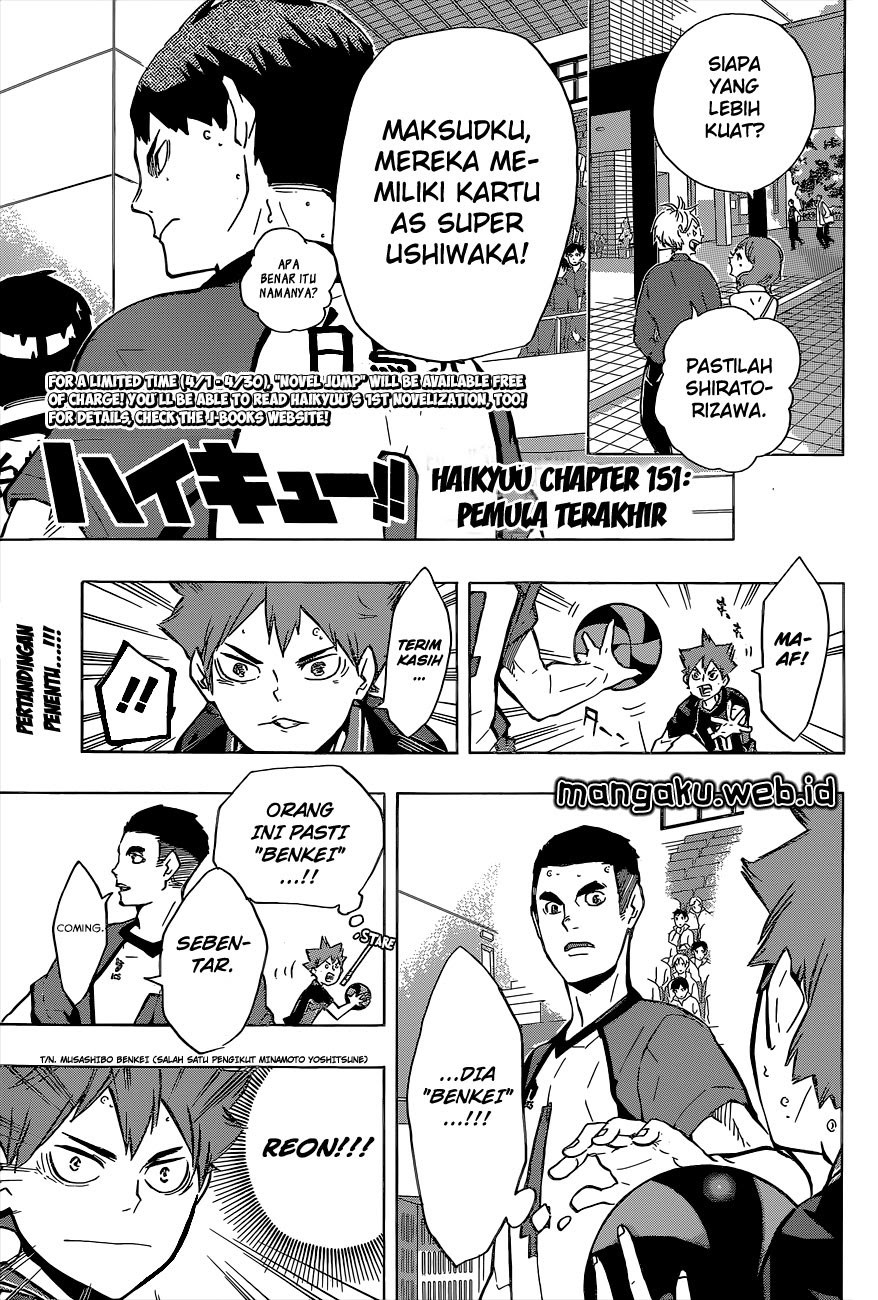 Baca Haikyuu!! - Chapter 151 halaman 2