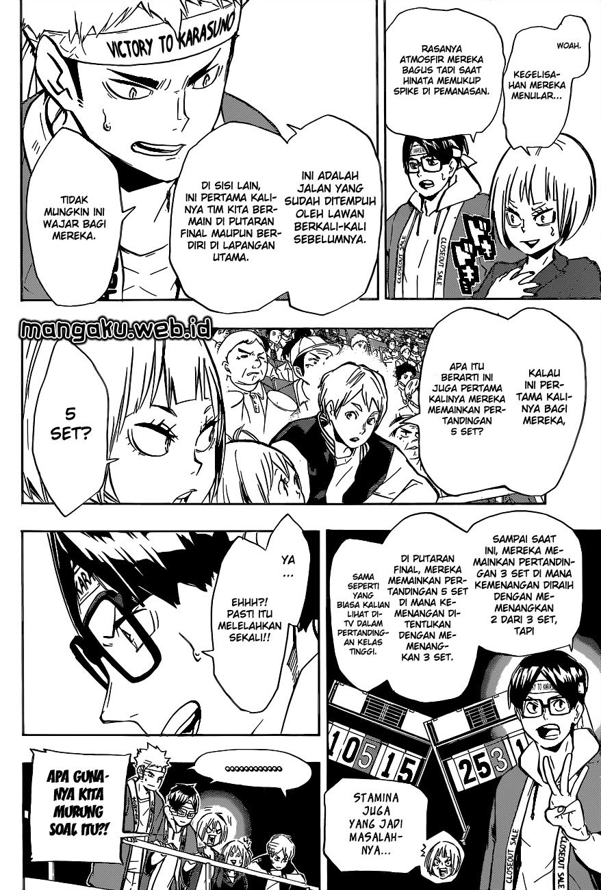 Baca Haikyuu!! - Chapter 151 halaman 8