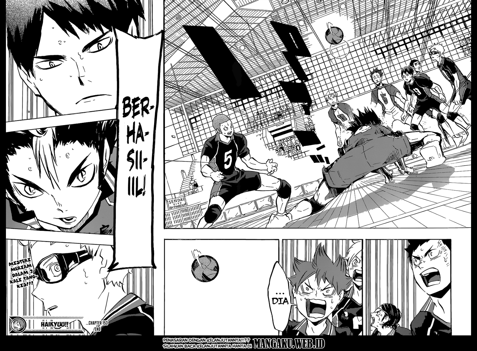 Baca Haikyuu!! - Chapter 153 halaman 17