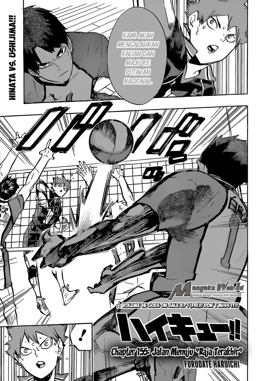Baca Haikyuu!! - Chapter 155 halaman 2